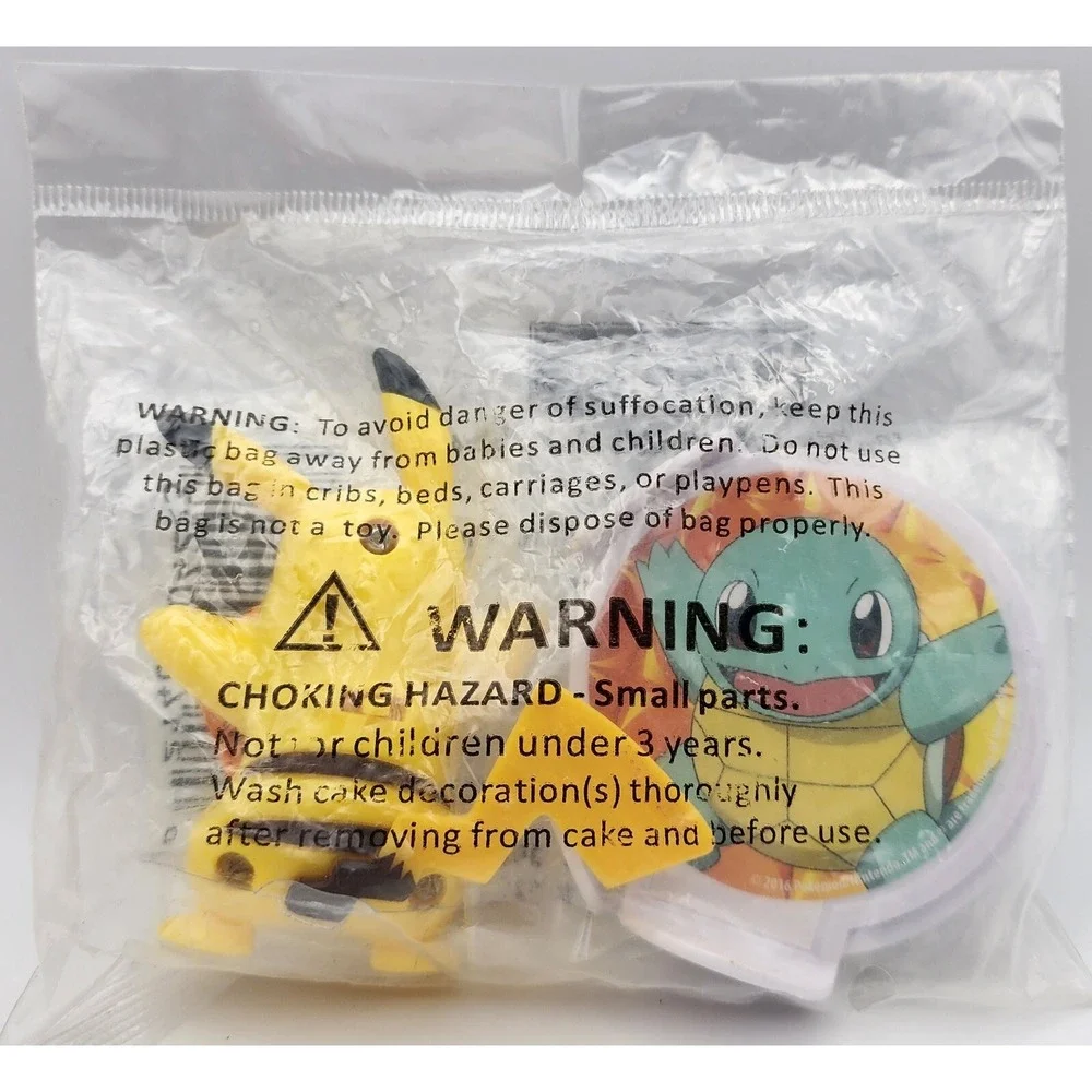 DecoPac Cake Topper Light Up Pikachu Birthday Party‎ Pokémon Squirtle